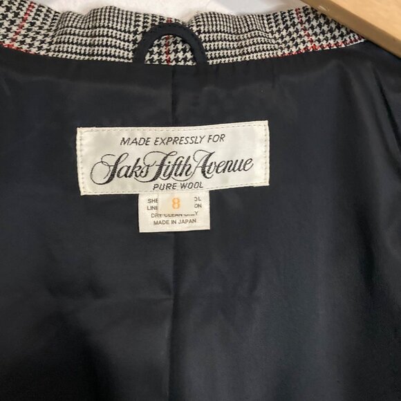 Saks Fit Avenue women gray blazer size 8 M casual style - Picture 7 of 15